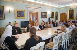 Holy Patriarch of Kyiv and all Rus-Ukraine, Filaret encouraged the employees of Defence Intelligence of Ukraine Public Affairs Service