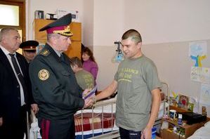 The representatives of top leadership of the Ukrainian Armed Forces congratulated wounded warriors on the Day of the Armed Forces of Ukraine