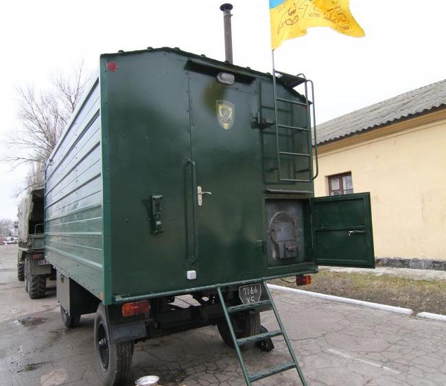 The scouts at the frontline will receive a new mobile sanitary station