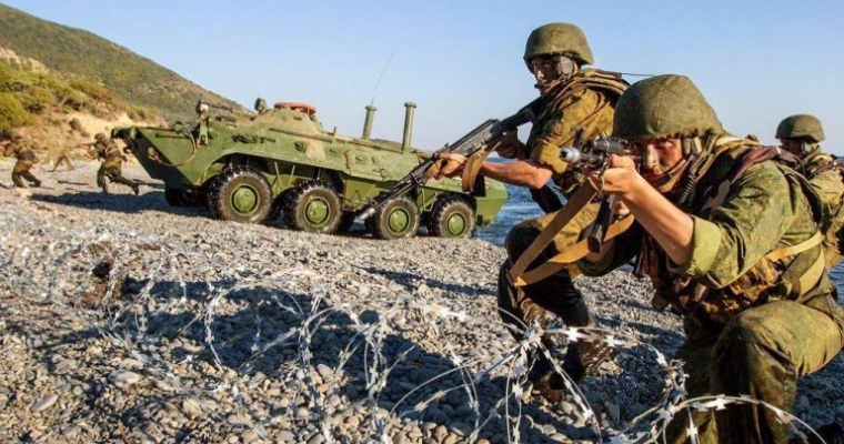 Угруповання російських військ у Криму відпрацьовує заходи антитерористичної загрози