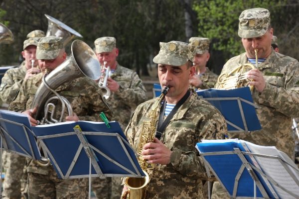 Orchestra of the 3<sup>rd</sup> separate Special Forces regiment opened the season of outdoor concerts