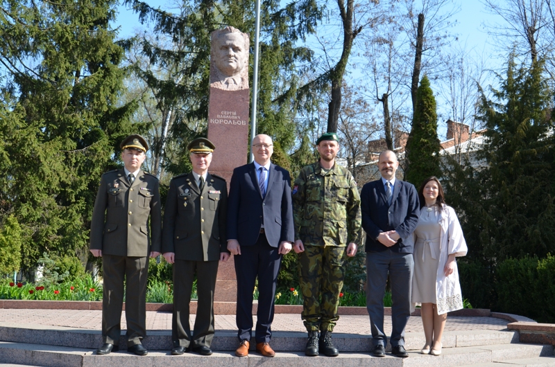 Czech Republic Delegation Attended Zhytomyr Military Institute Named after Serhii Koroliov