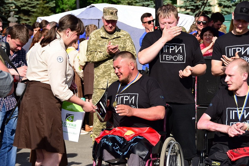 Wounded Reconnaissance Man Won in All-Ukrainian Competition “Games of Heroes”