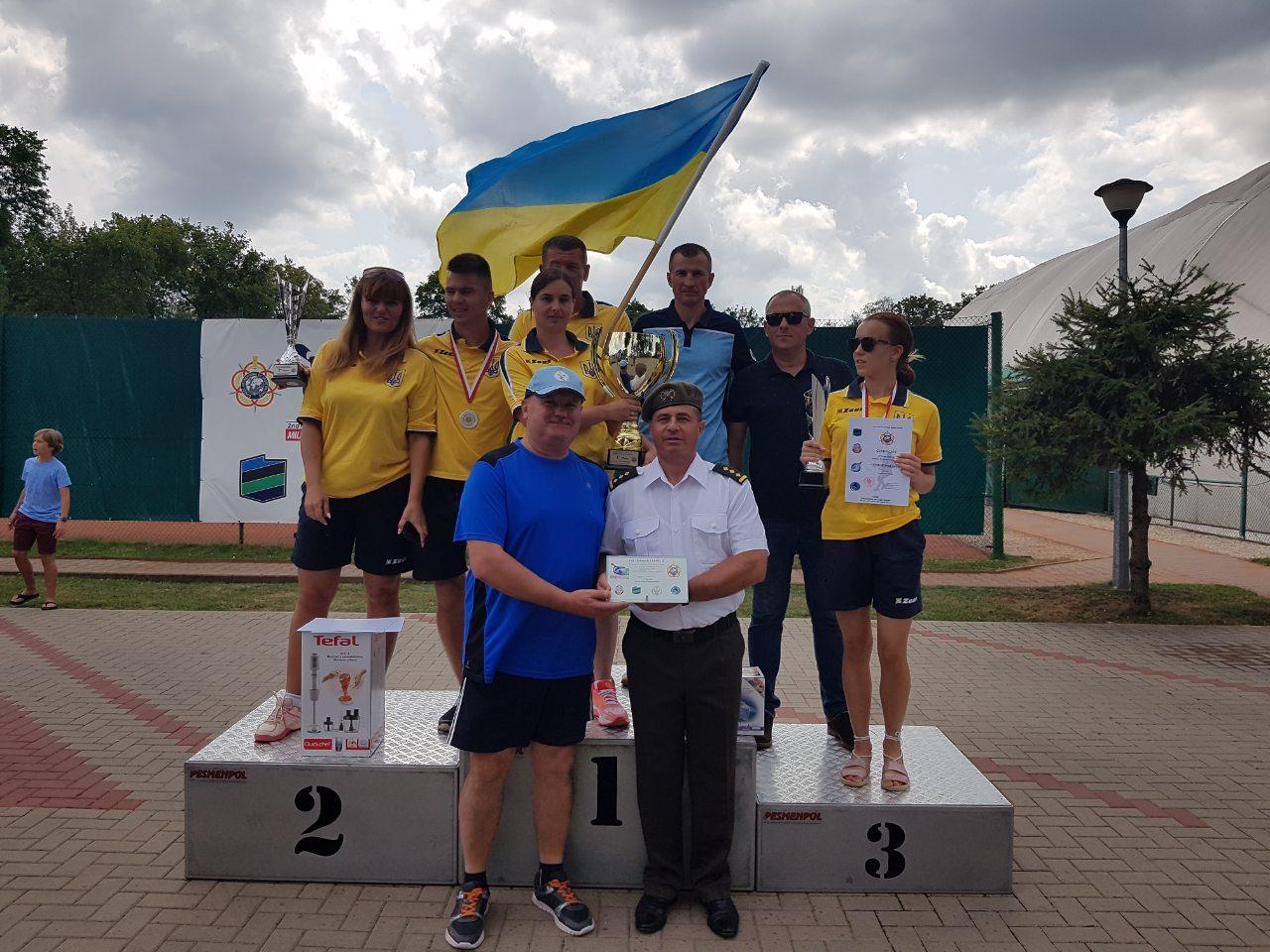 Представники ГУР МО України перемогли на Міжнародному військовому турнірі з тенісу