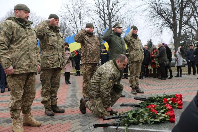 In Cherkasy, Defenders of the Debaltseve Bridgehead Are Commemorated