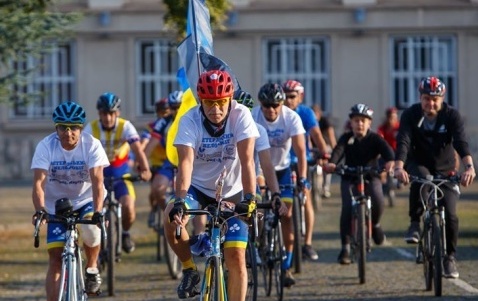 В Ужгороді стартував велопробіг ветеранів війни “Вшануємо пам’ять захисників України”