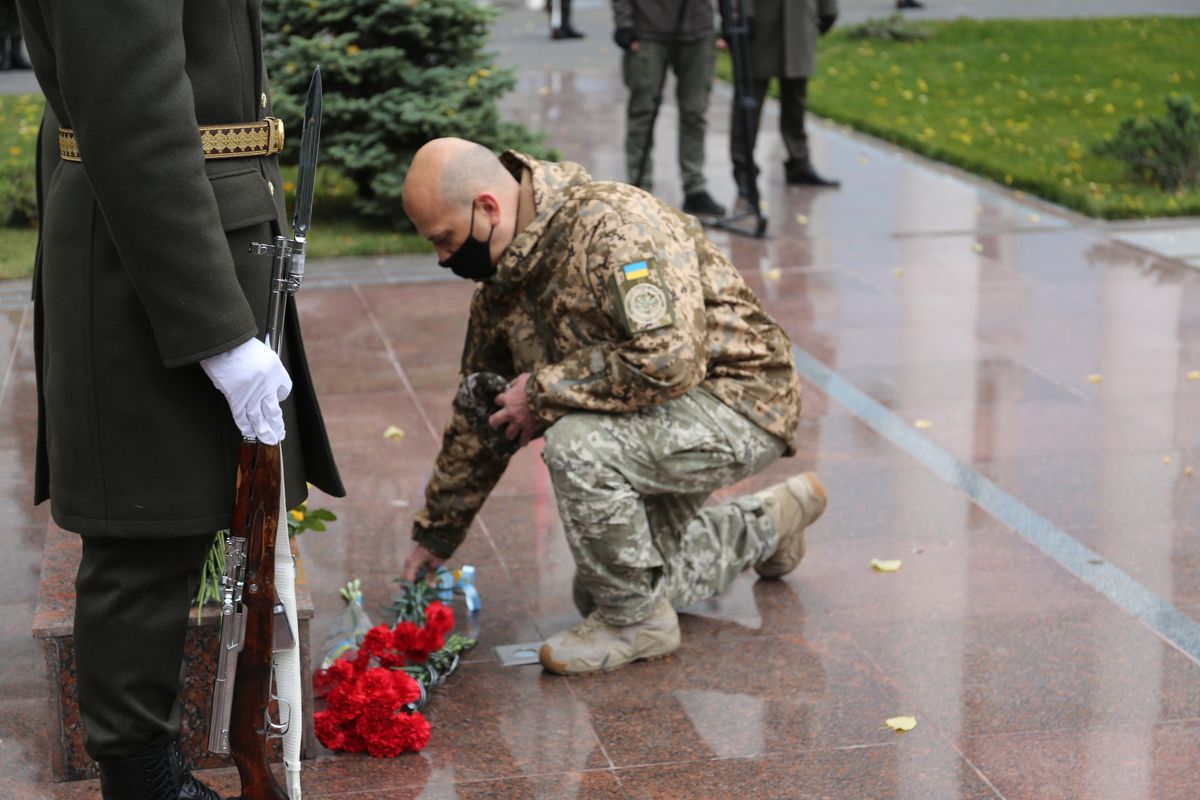 A Memory of Reconnaissance Man Is Honoured in the Ministry of Defence of Ukraine
