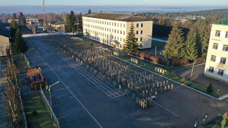 Молоді воїни склали Військову присягу на вірність українському народові у навчальному центрі розвідки