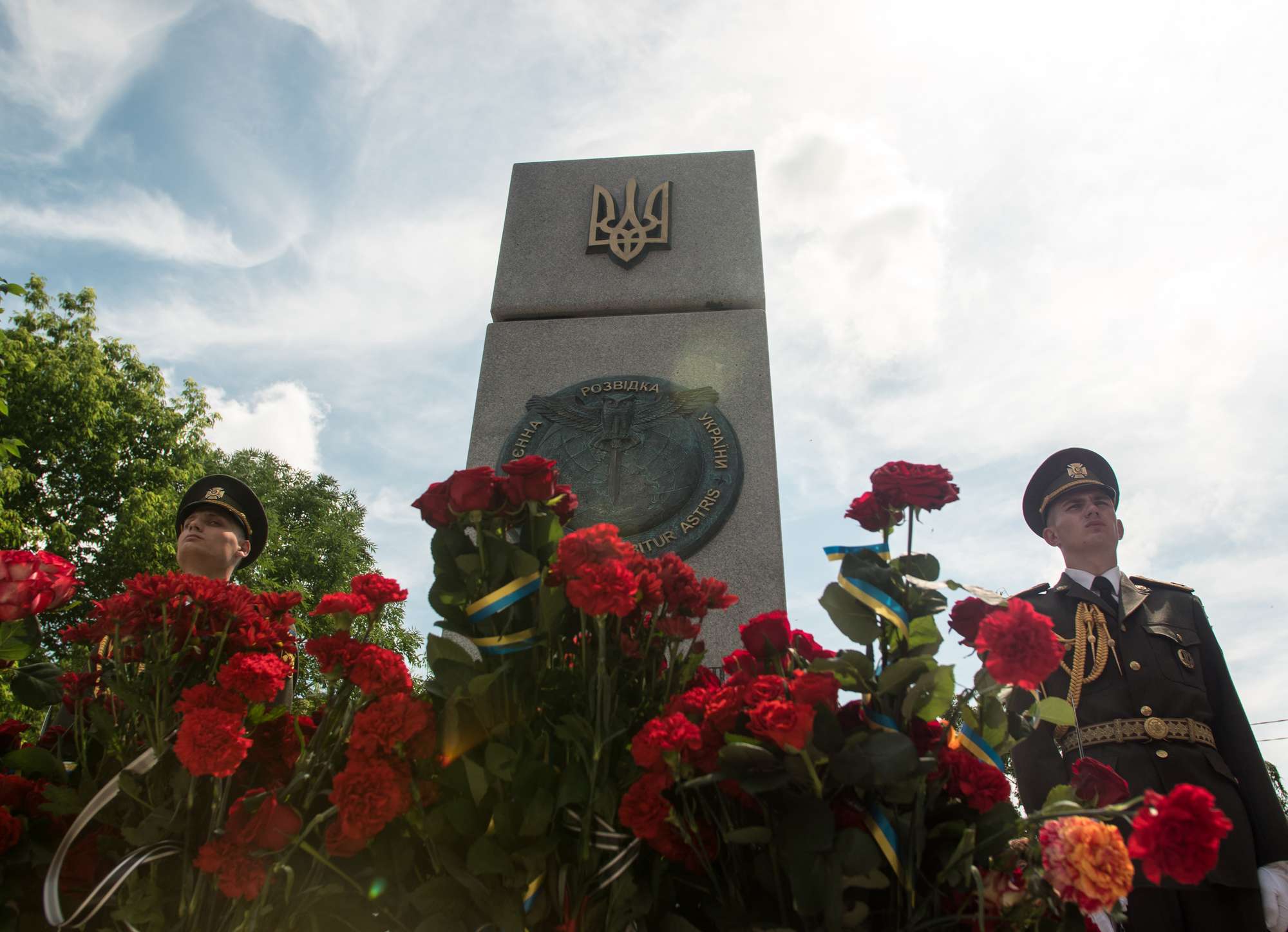 У Києві урочисто відкрили сквер, названий на честь розвідника Героя України Максима Шаповала