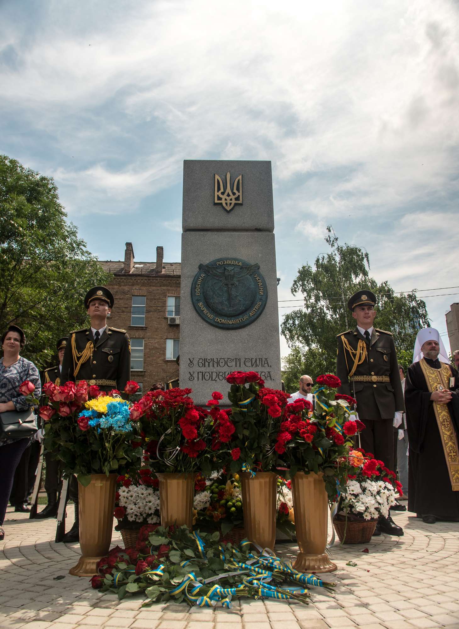 У Києві урочисто відкрили сквер, названий на честь розвідника Героя України Максима Шаповала