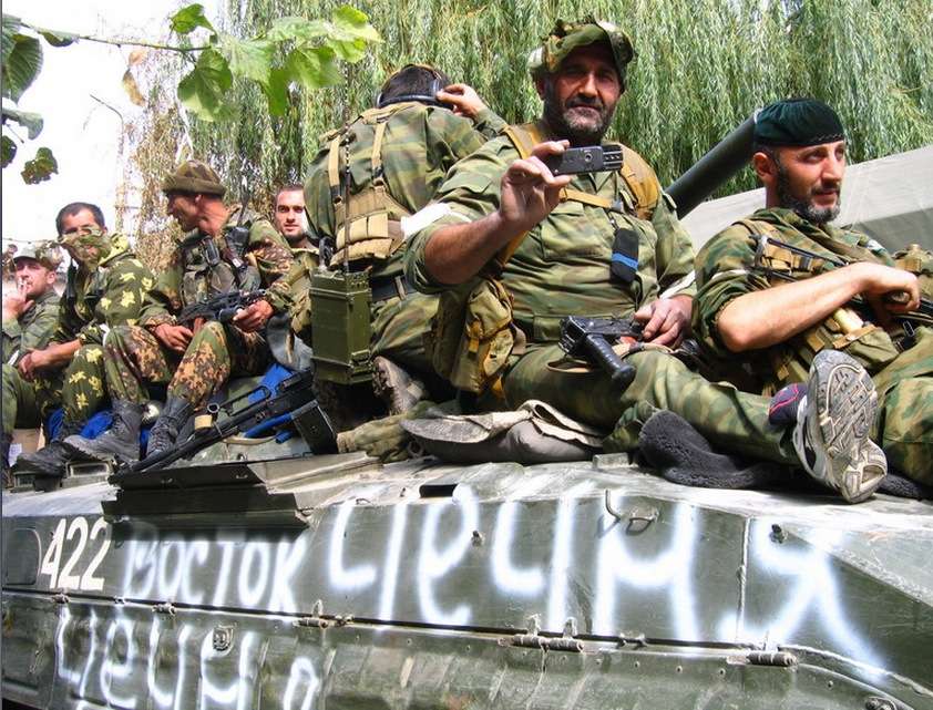У військовому вторгненні в Україну брало участь близько 2,5 тисяч бойовиків з чеченської республіки