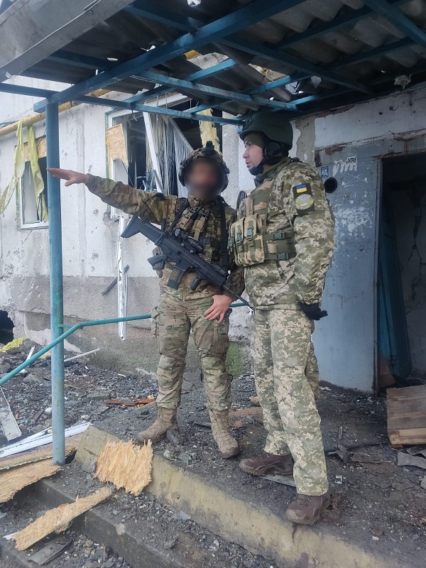 Chief of Defence Intelligence of Ukraine Visits Forward Positions of Ukrainian Defence Forces in Bakhmut